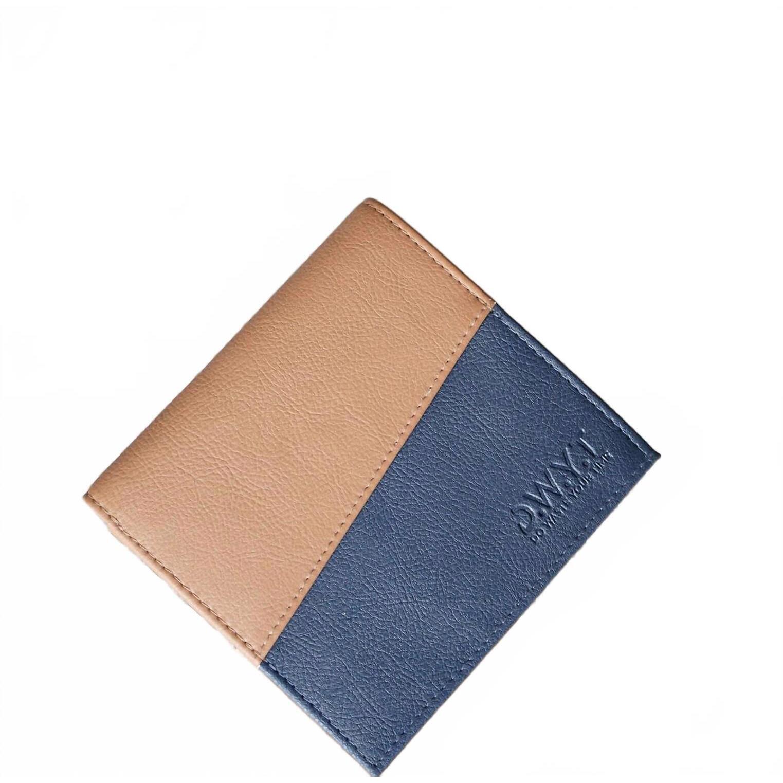 New D.W.Y.T. Men's L'acidul Wallet In Brown + Blue